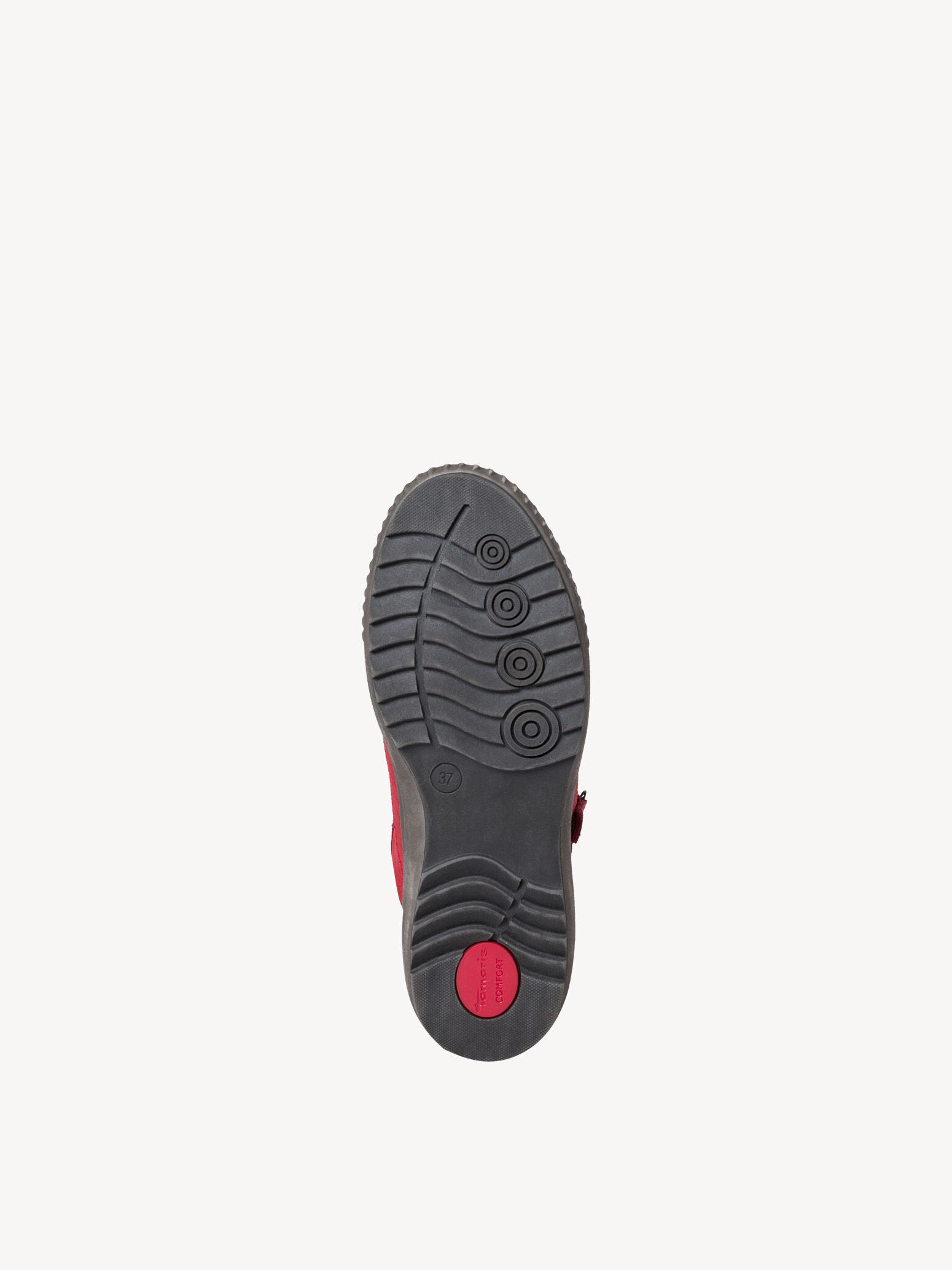 Derbie en cuir - rouge