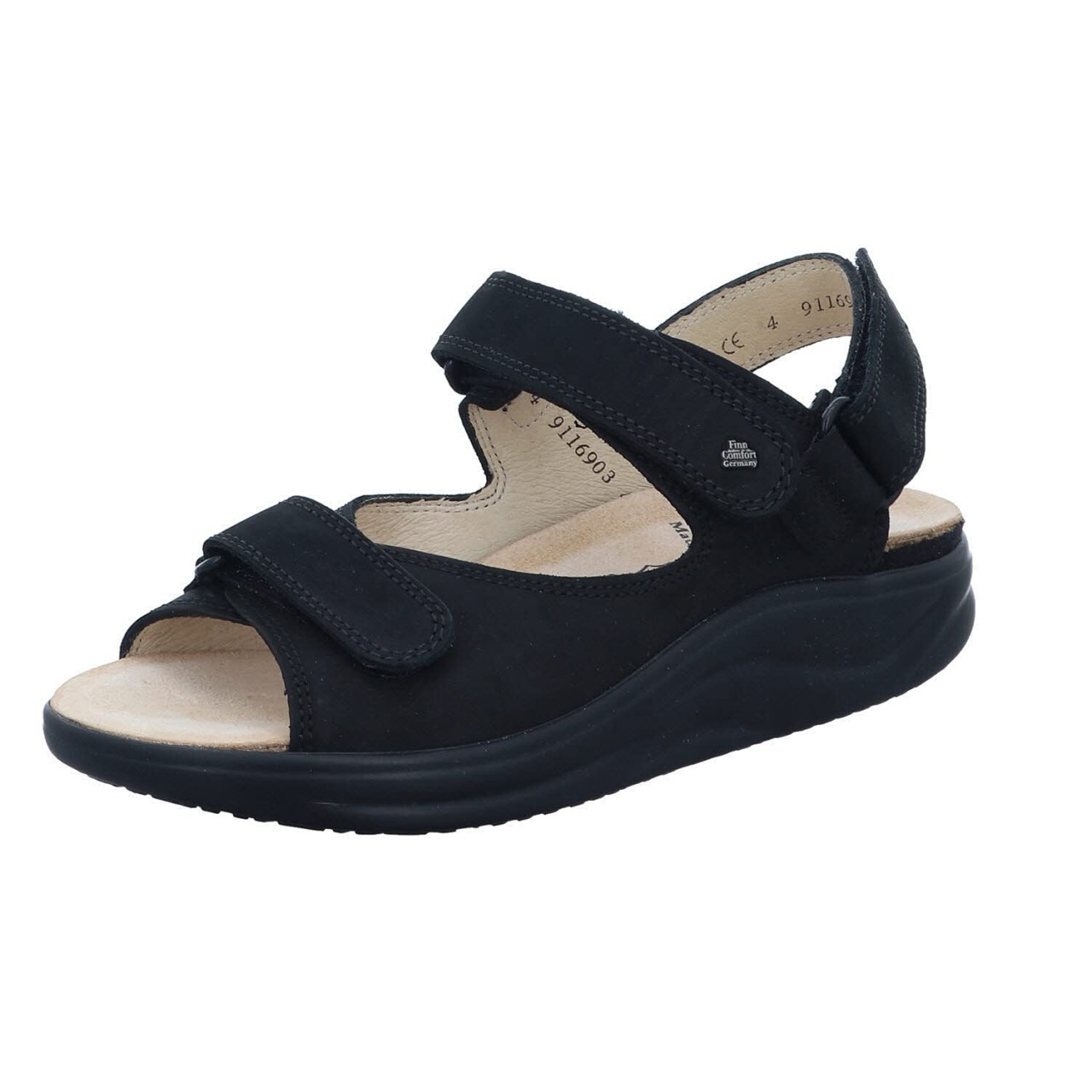 FINN COMFORT Komfort Sandalen schwarz