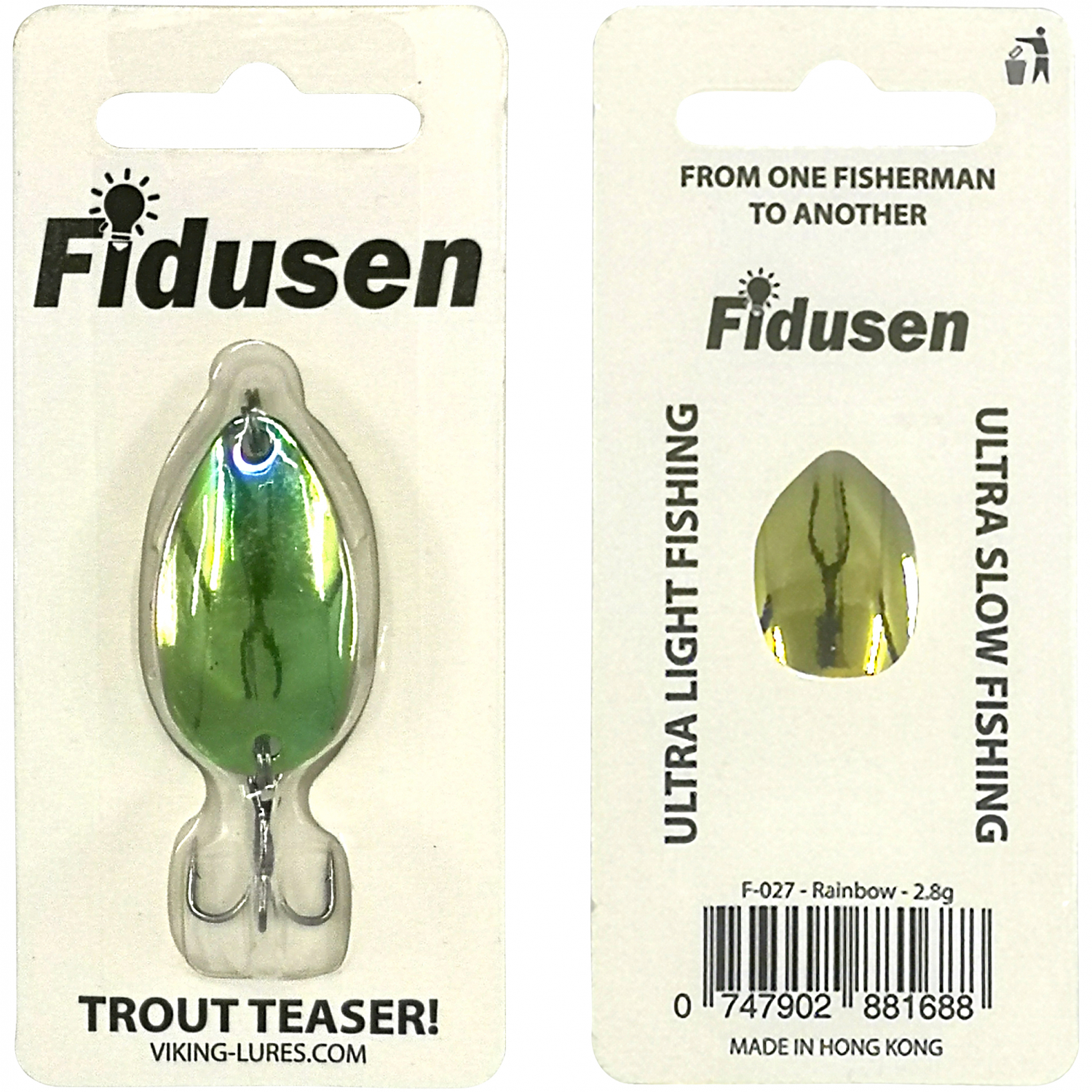 OGP Kunstköder Fidusen (Rainbow, 2,8 g)