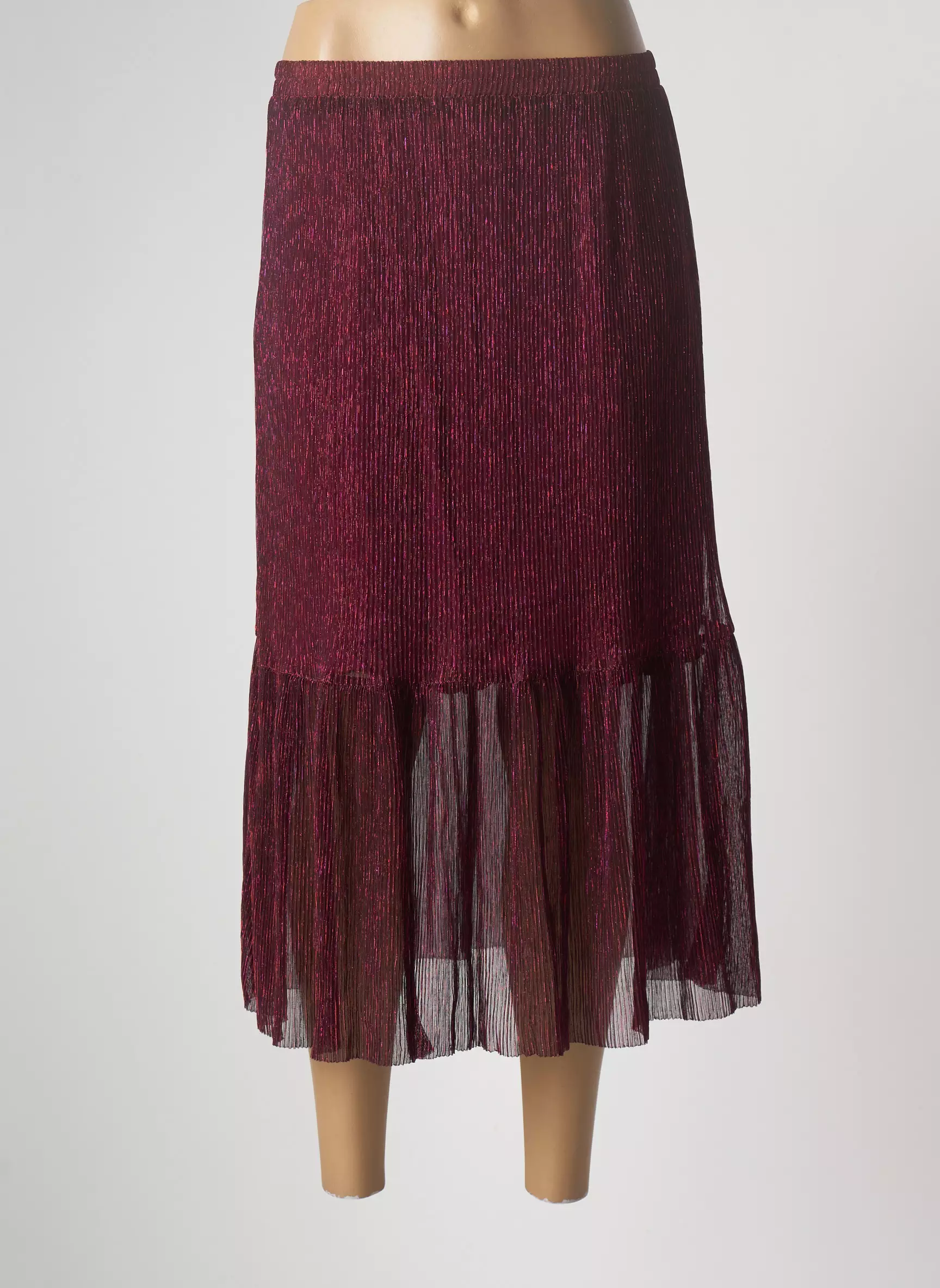 An Ge Jupes Longues Femme couleur rose