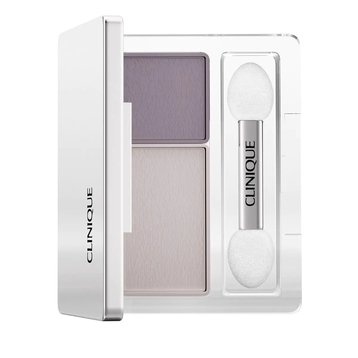 „Clinique All About Shadow Duo“ akių šešėliai, „Twilight Mauve“ / „Brandied“