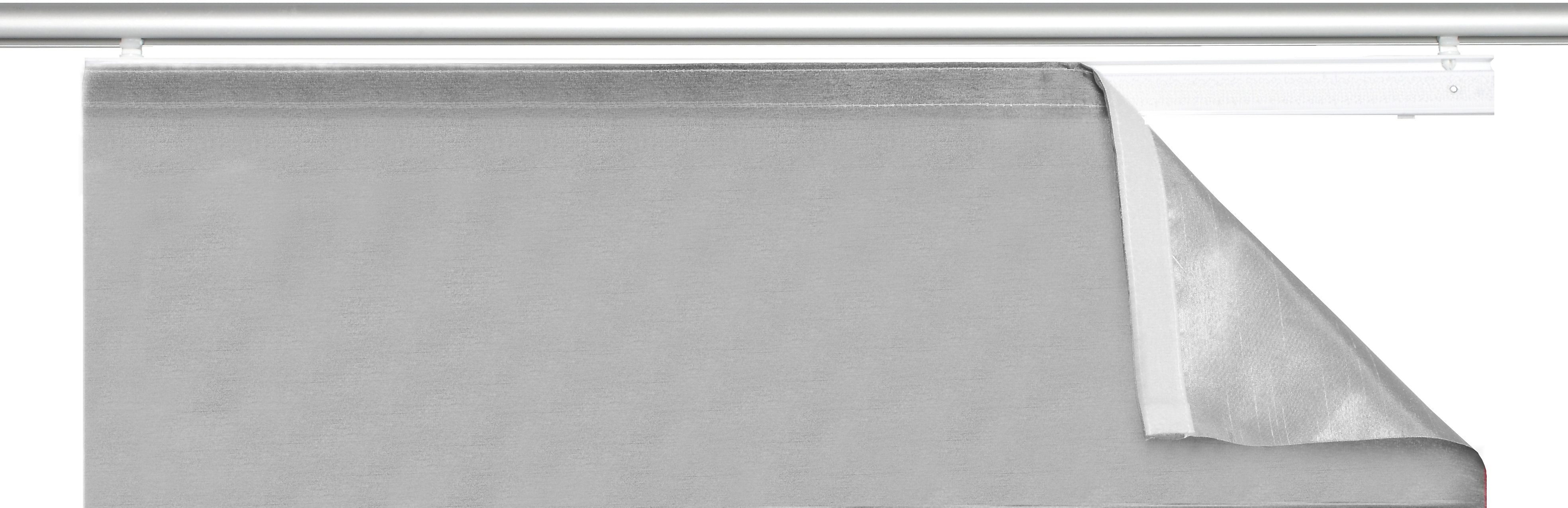 Schiebegardine RAWLINS, HOME WOHNIDEEN, Klettband (1 St), blickdicht, HxB: 245x60, inkl. Befestigungszubehör