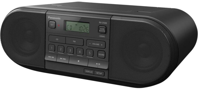 Panasonic CD-Soundmaschine RX-D500EG-K Schwarz