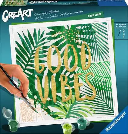 CreArt Good Vibes - Malen nach Zahlen für Erwachsene