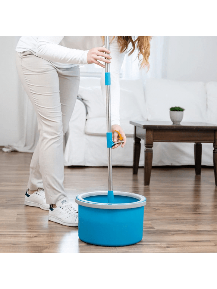 Livington Mop Clean Water Spin Mop in Blau günstig kaufen onesize