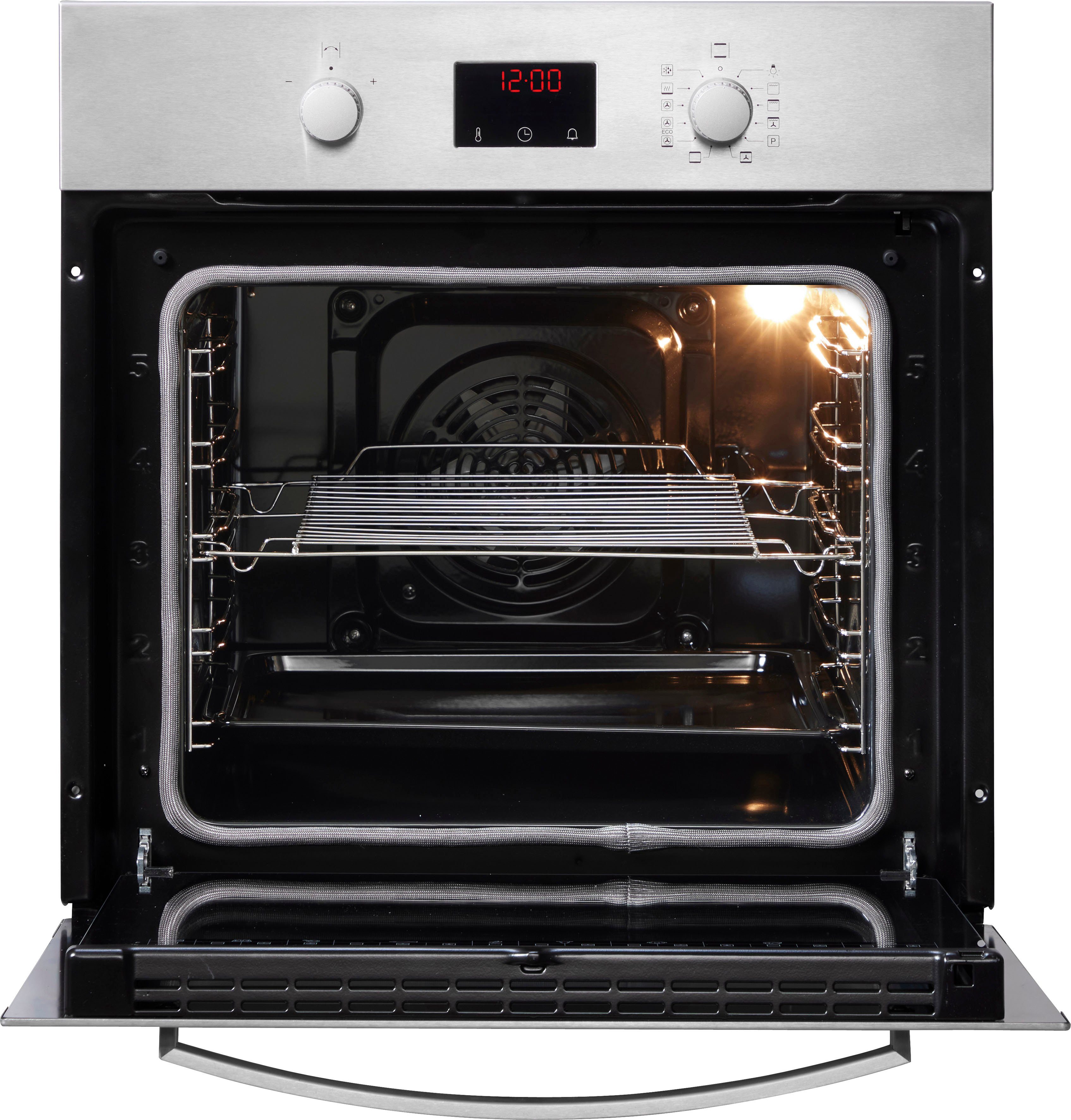 Amica Backofen EBP 13624 E, mit Teleskopauszug nachrüstbar, Pyrolyse-Selbstreinigung