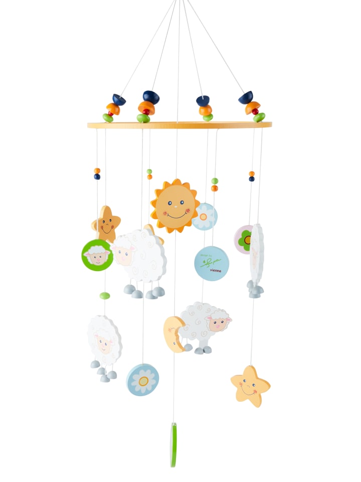 Bieco Spielwaren 3D Baby Mobile Schaf Betty Holz - ab Geburt in Gelb günstig kaufen onesize