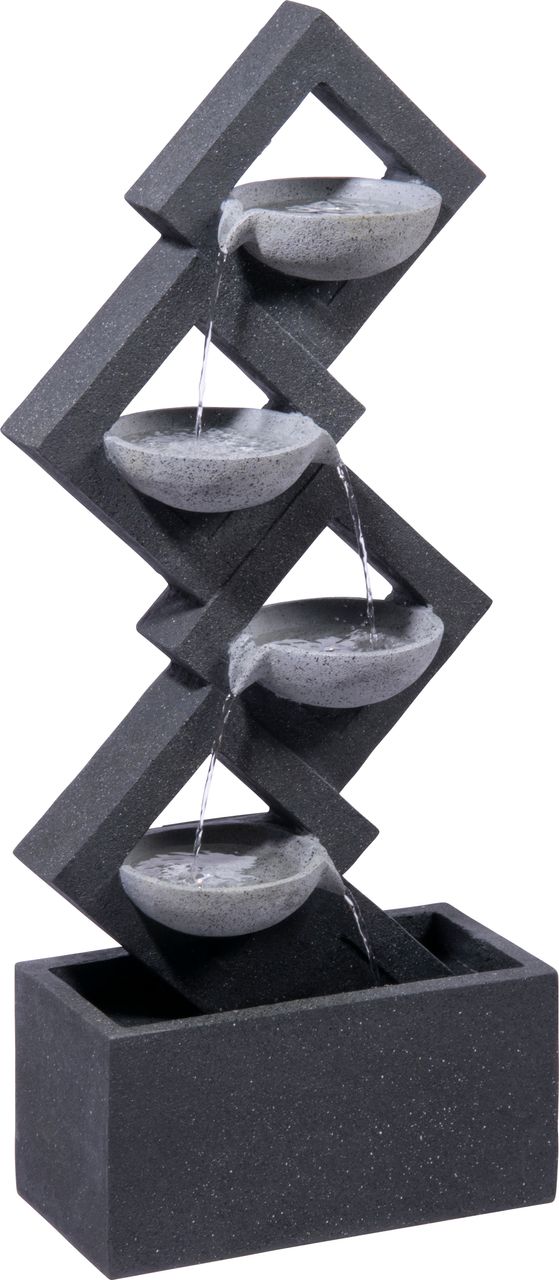 dobar Großer Design-Gartenbrunnen mit 4 Wasserschalen