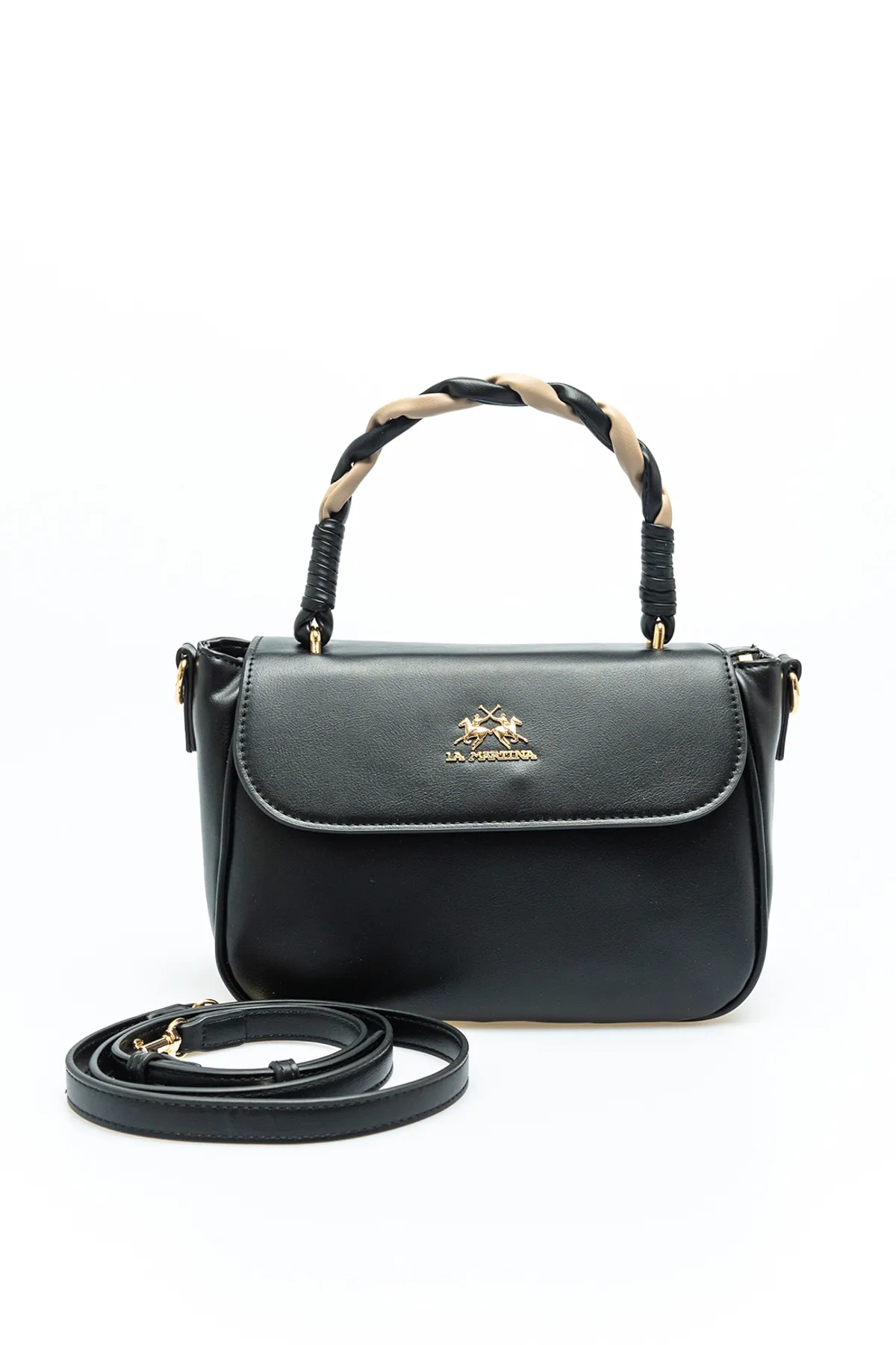 La Martina  Handtasche Damen/Mädchen SCHWARZ