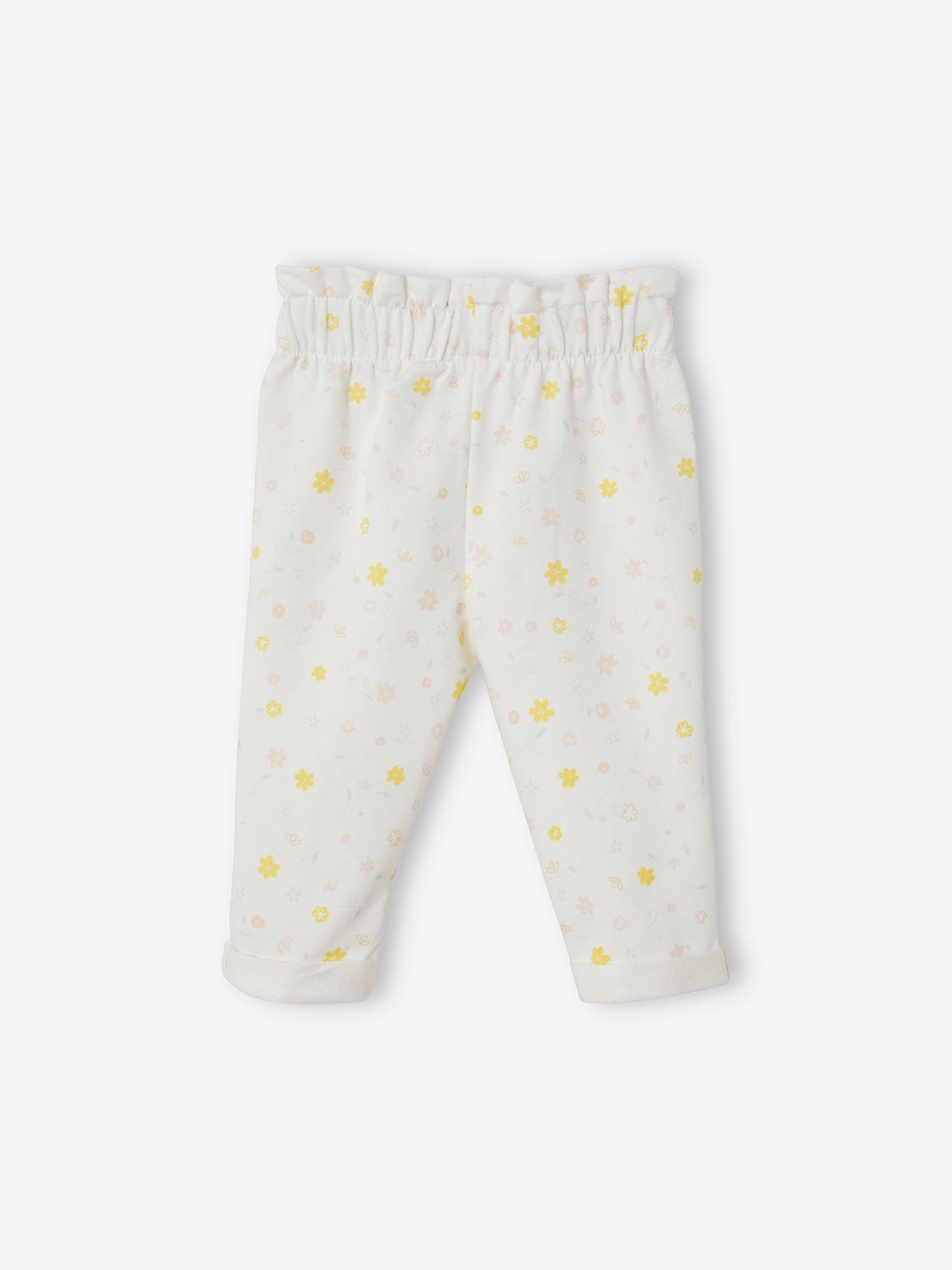 Legging bébé fille DS® Minnie blanc imprimé