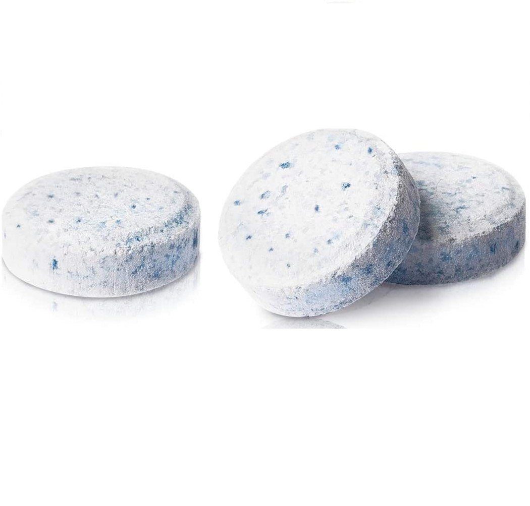 Domol Entkalker Tabs, 50 Stück, kompatibel für Jura, Siemens, Krups, Entkalker (Krups, Philips, Miele, Melitta, WMF, Delonghi, Bosch uvm. Entkalkertablette, Entkalkungstabletten, Entkalker Kaffeemaschine)