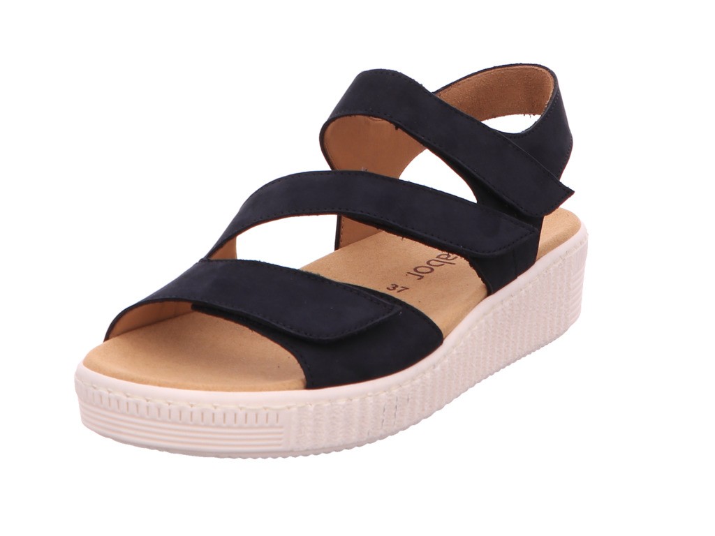 GABOR Komfort Sandalen blau Gabor Fashion Riemchensandale 43.600.16