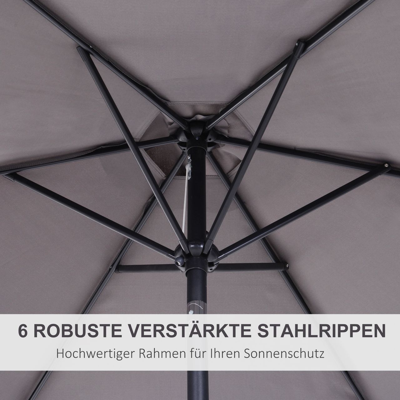 Outsunny Foliengewächshaus Balkon mit 4 Ablagen Mini Gewächshaus 80x49x160 cm