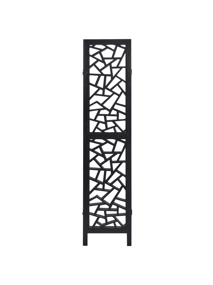 Beliani Paravent PIANLARGO in Schwarz - (W) 163 x (H) 170 x (L) 2 cm günstig kaufen onesize