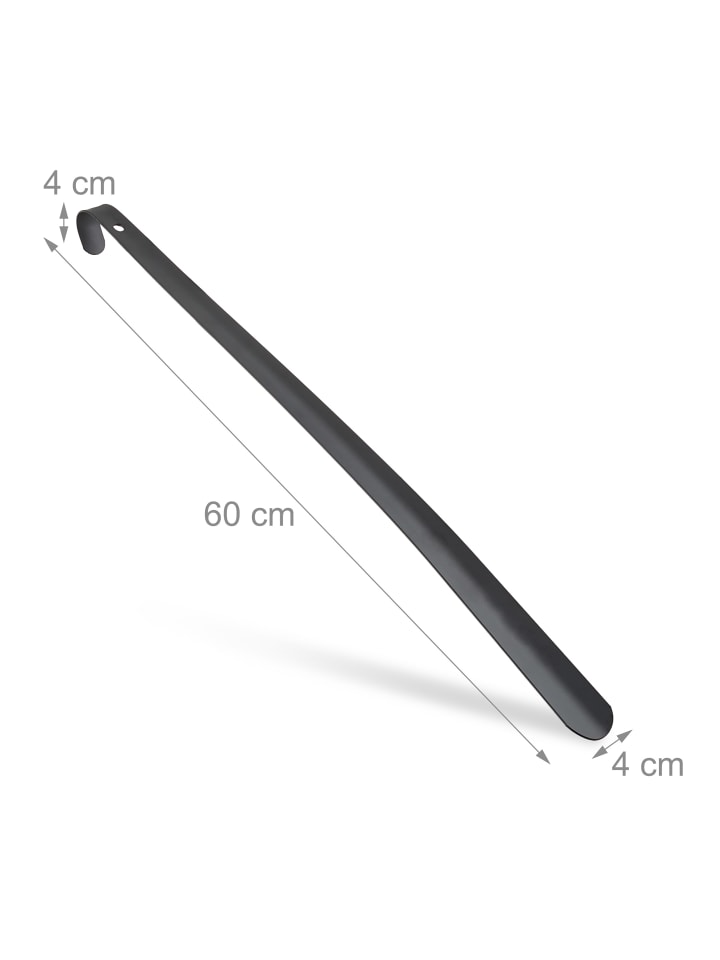 relaxdays Schuhlöffel in Schwarz - (L)60 cm günstig kaufen onesize