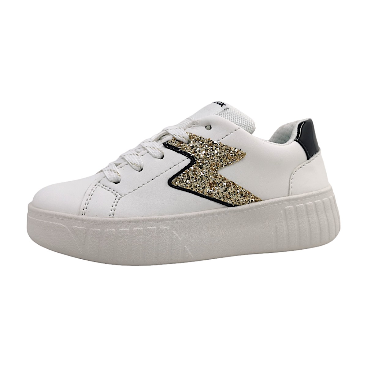Geox J Mikiroshi Girl J45DVA-0BCEW/C0404 Weiß C0404 White/ Black