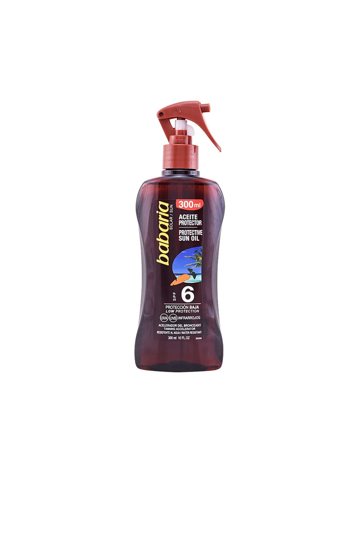 Babaria  Solaröl von Zanahoria Spray Spf6 Babaria 300 ml