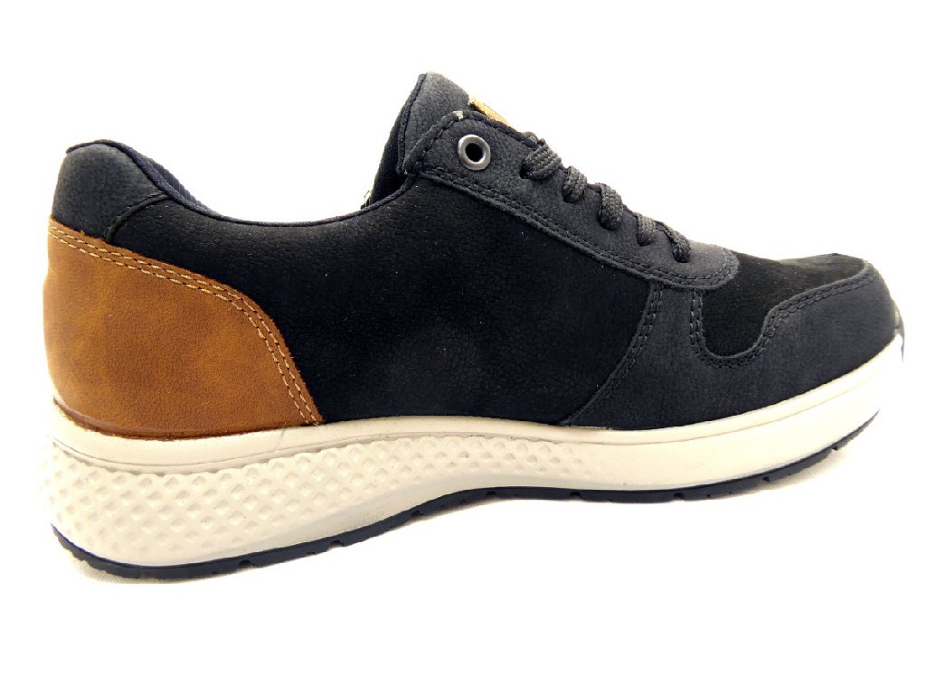 RIEKER Freizeit Schnürer schwarz HWK Herren Halbschuhe