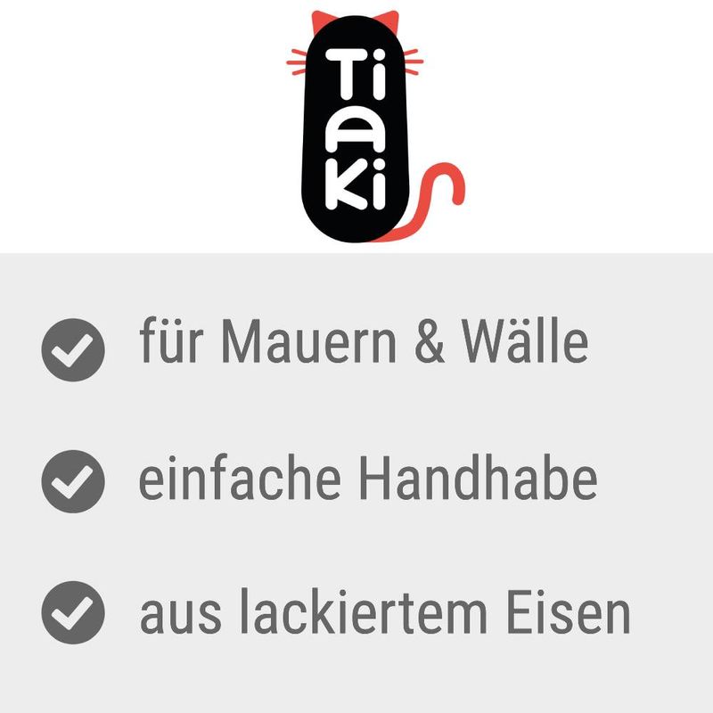 TIAKI Mauerklemme für Teleskopstangen zu TOP-Preisen | bitiba.de