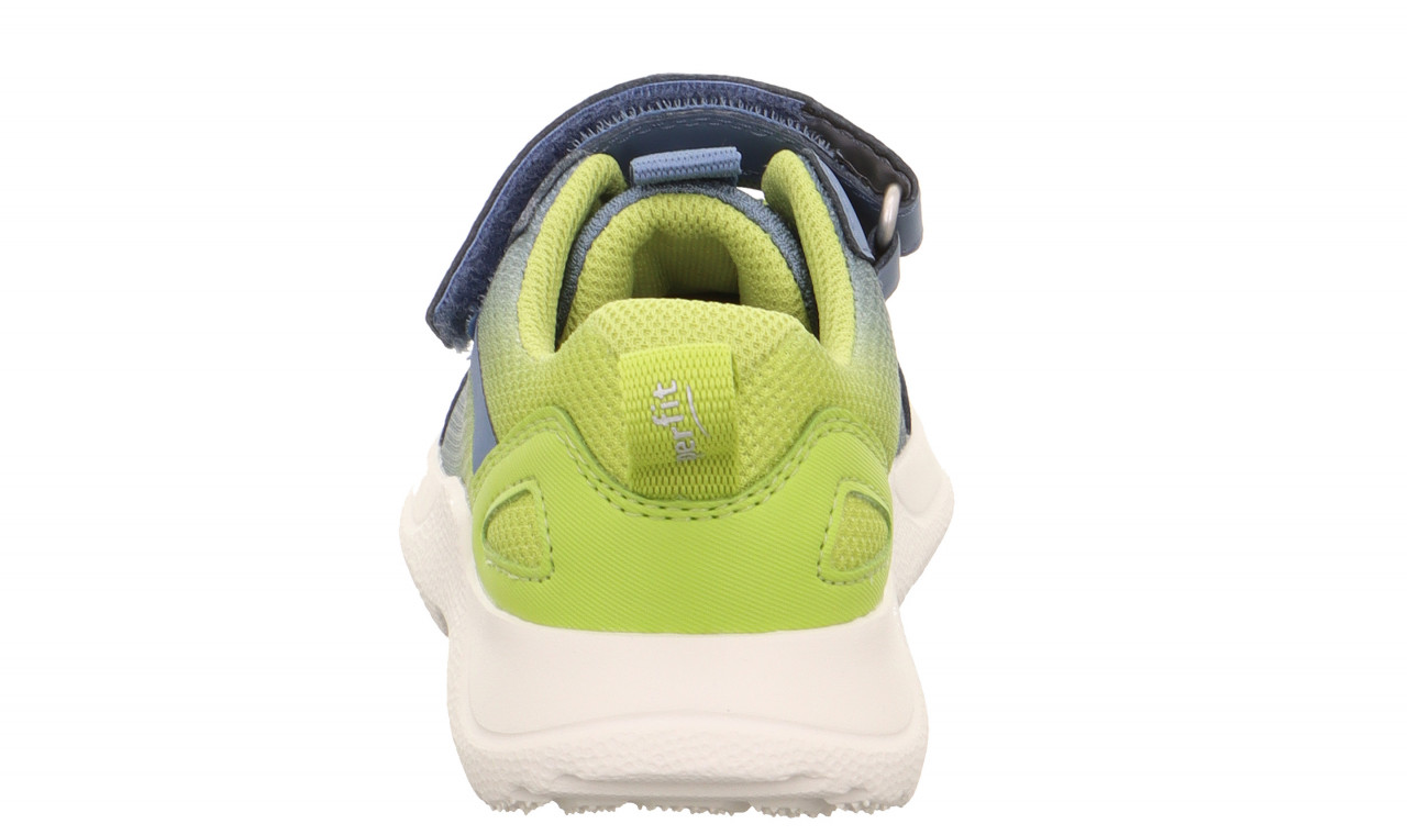 RUSH - Blau/Hellgrün Sneaker low mit Klettverschluss