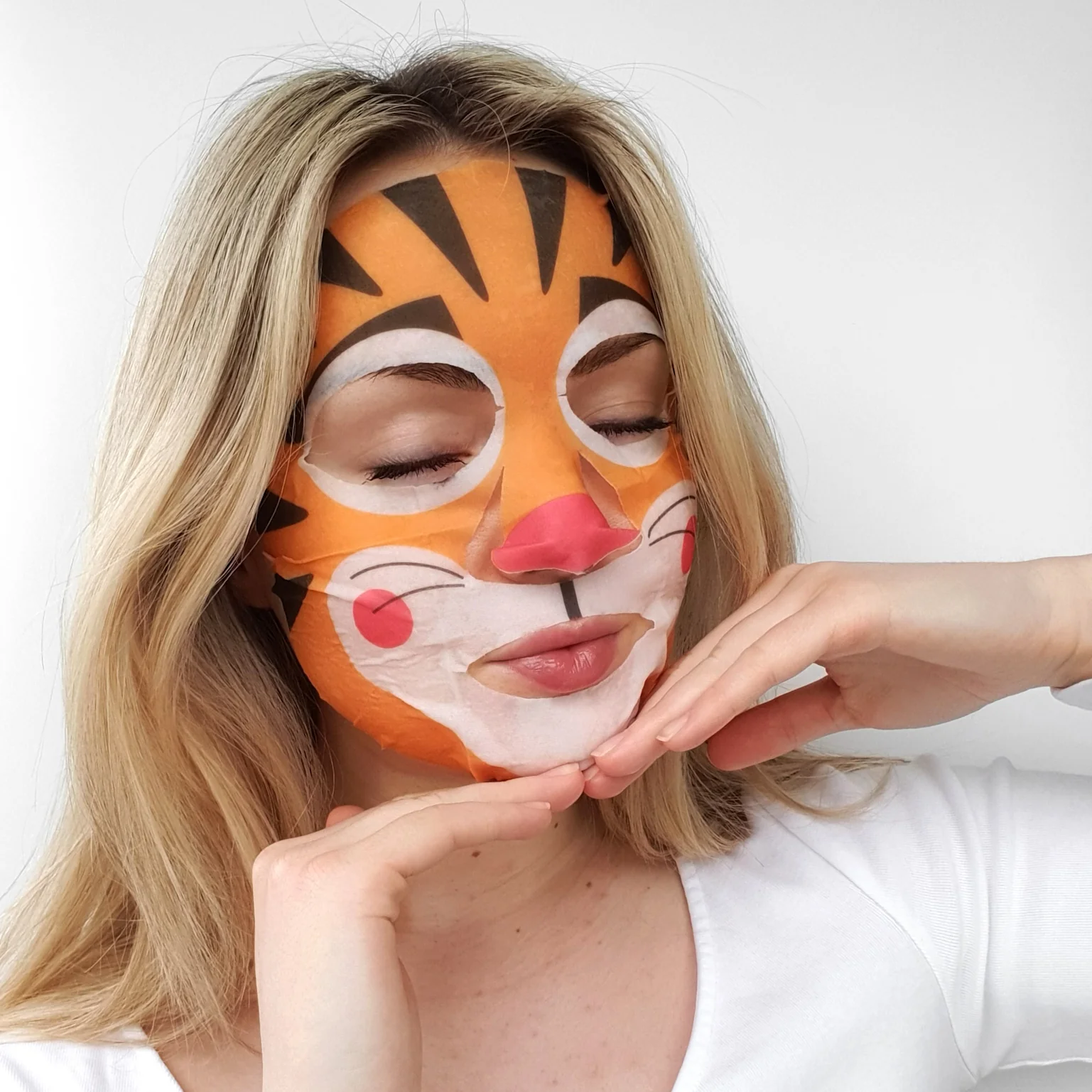 Dyremaske – TIGER – Fuktighetsgivende ansiktsmaske