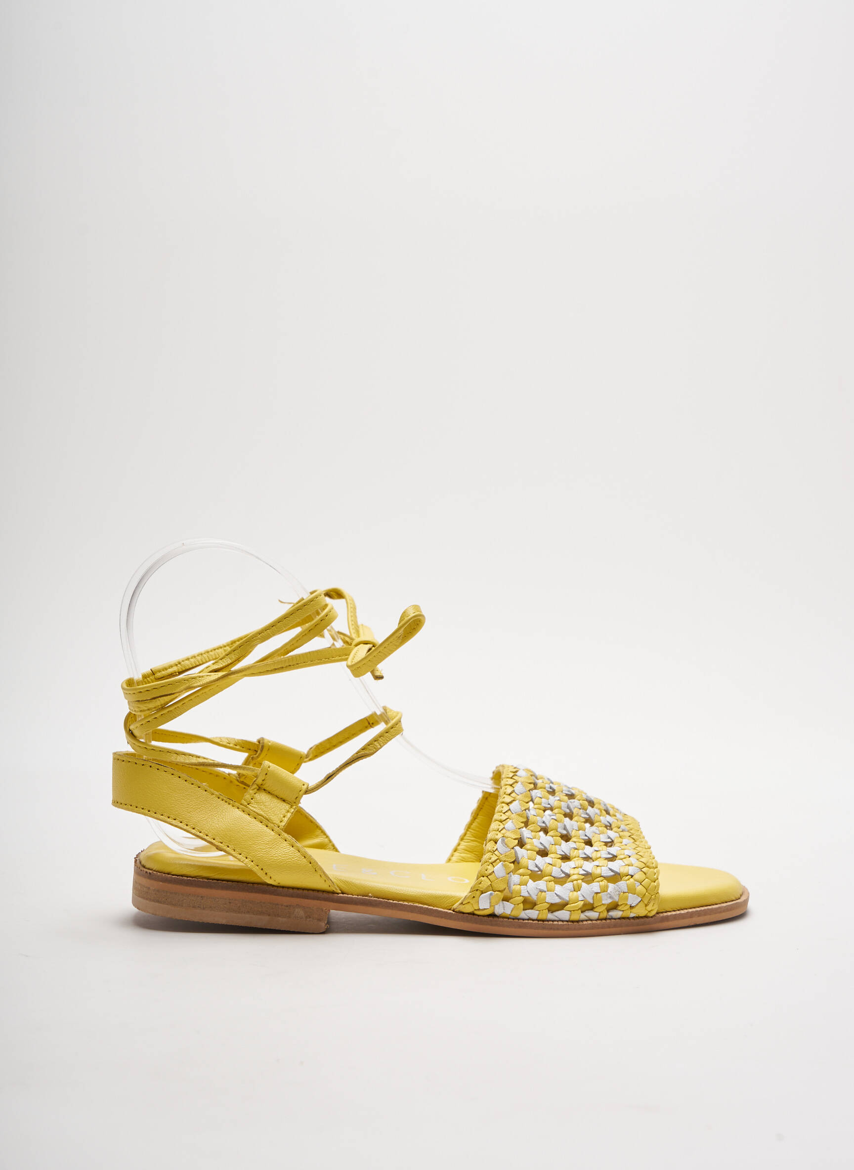 Musse Cloud Sandales Nu Pieds Femme couleur jaune