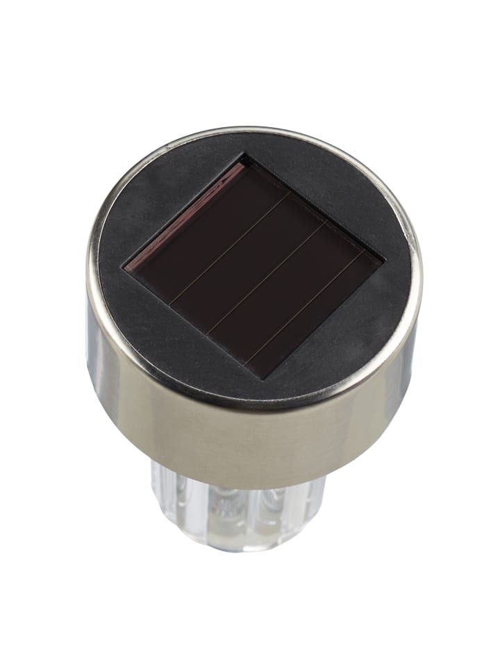 relaxdays 10x Solarleuchte Farbwechsel in Silber günstig kaufen onesize
