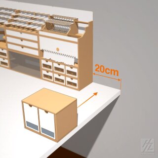 Hobbyzone: Schubladenmodul Schmal x2