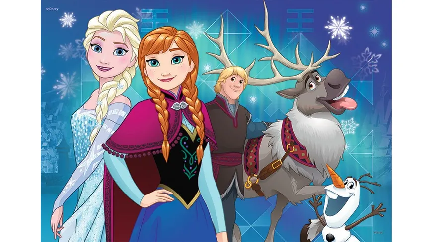 Ravensburger Puzzle - Frozen - Nordlichter, 2x24 Teile