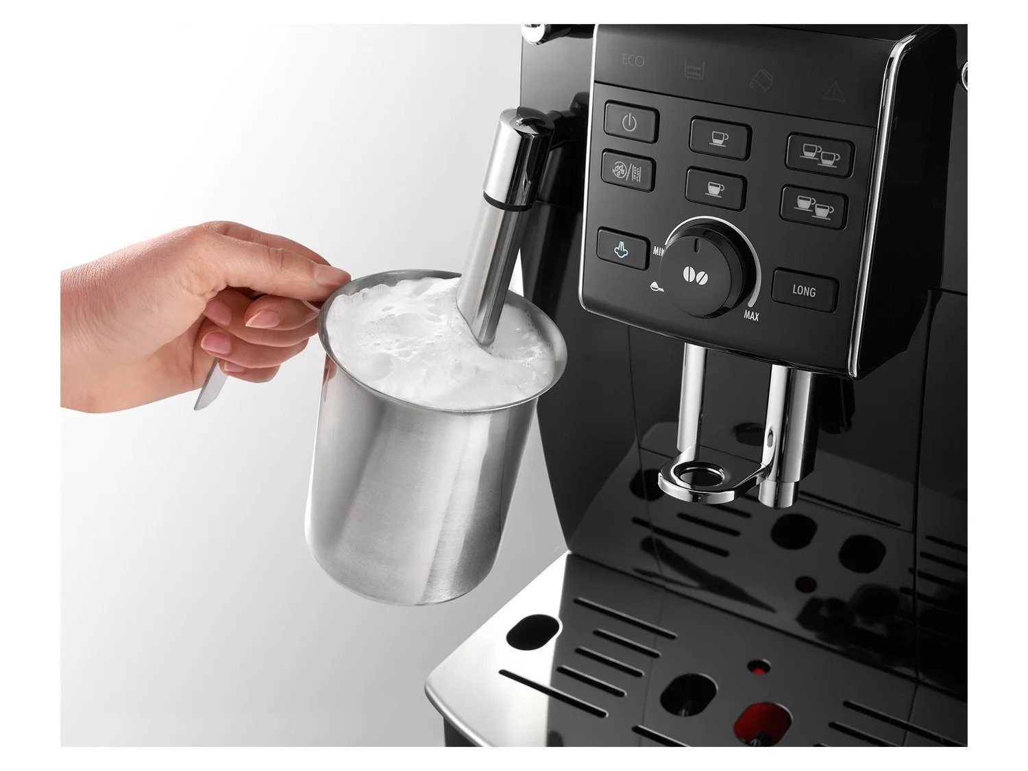 Nespresso Kaffeevollautomat De'Longhi Kaffeemaschine Cappuccino - Vielseitig & Benutzerfreundlich, 2 Tassen gleichzeitig, Abschaltautomatik, Reinigungsprogramm