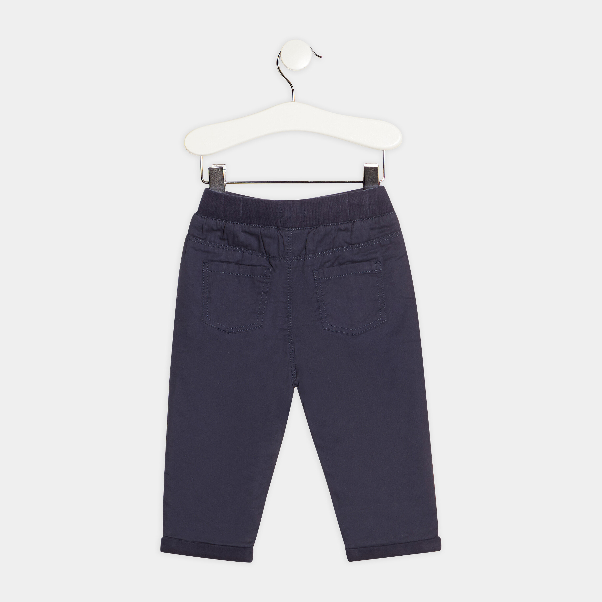 Pantalon droit bleu marine bébé garçon | La Halle