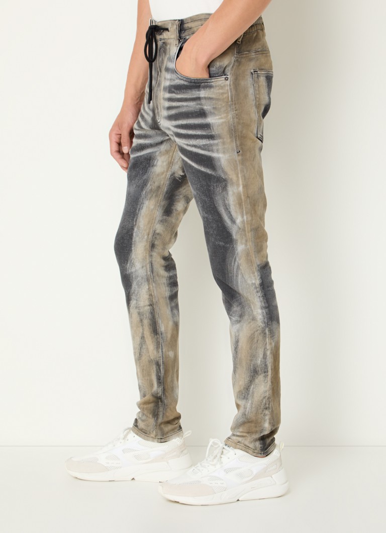 Diesel Krooley JoggJeans® regulāras piegriezuma džinsi ar elastīgu jostasvietu