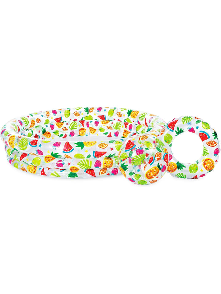 Intex 3er Pool-Set - Planschbecken, Wasserball, Schwimmring in mehrfarbig günstig kaufen onesize