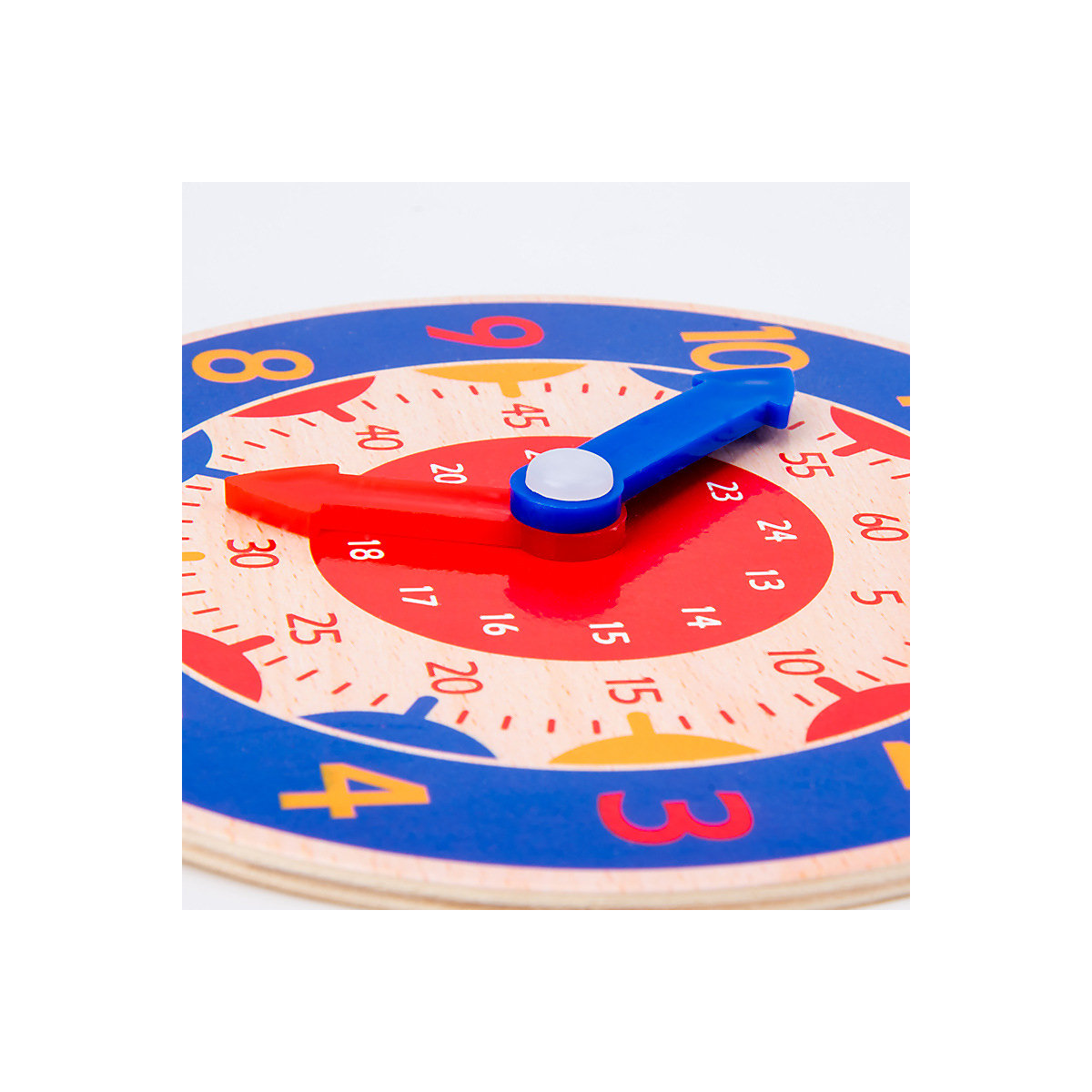 Zeit Erkenntnis Bunte Uhr Frühen Lernen Spielzeug Holz Kleine Uhr Puzzle Spielzeug für Kinder Kinder