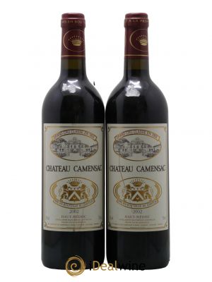 Château Camensac 5ème Grand Cru Classé  2002 - Lot de 2 Bouteilles