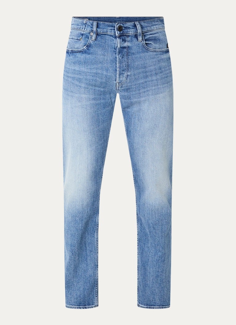 G-Star RAW Dakota -suoralahkeiset farkut, joissa keskivaalea pesu