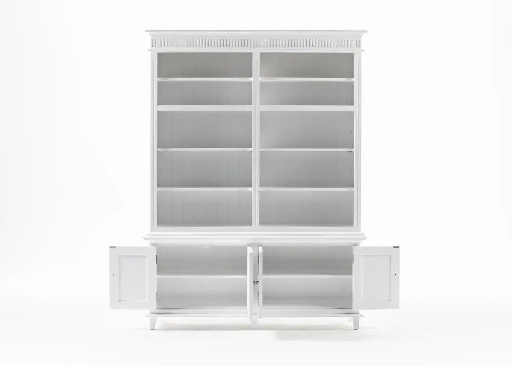 Novasolo Küchenbuffet Skansen Verstellbare Regale, Double-Bay Hutch Kabinett