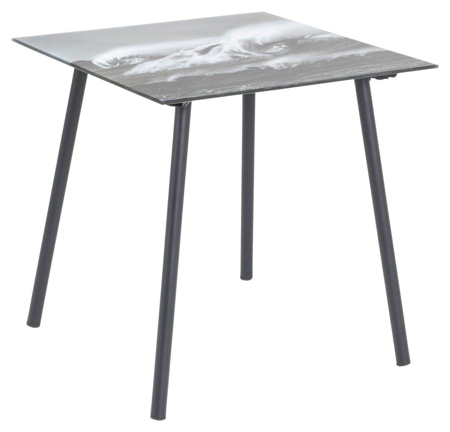 Beistelltisch Beistelltisch, PARKI, Schwarz, B 40 cm, T 40 cm