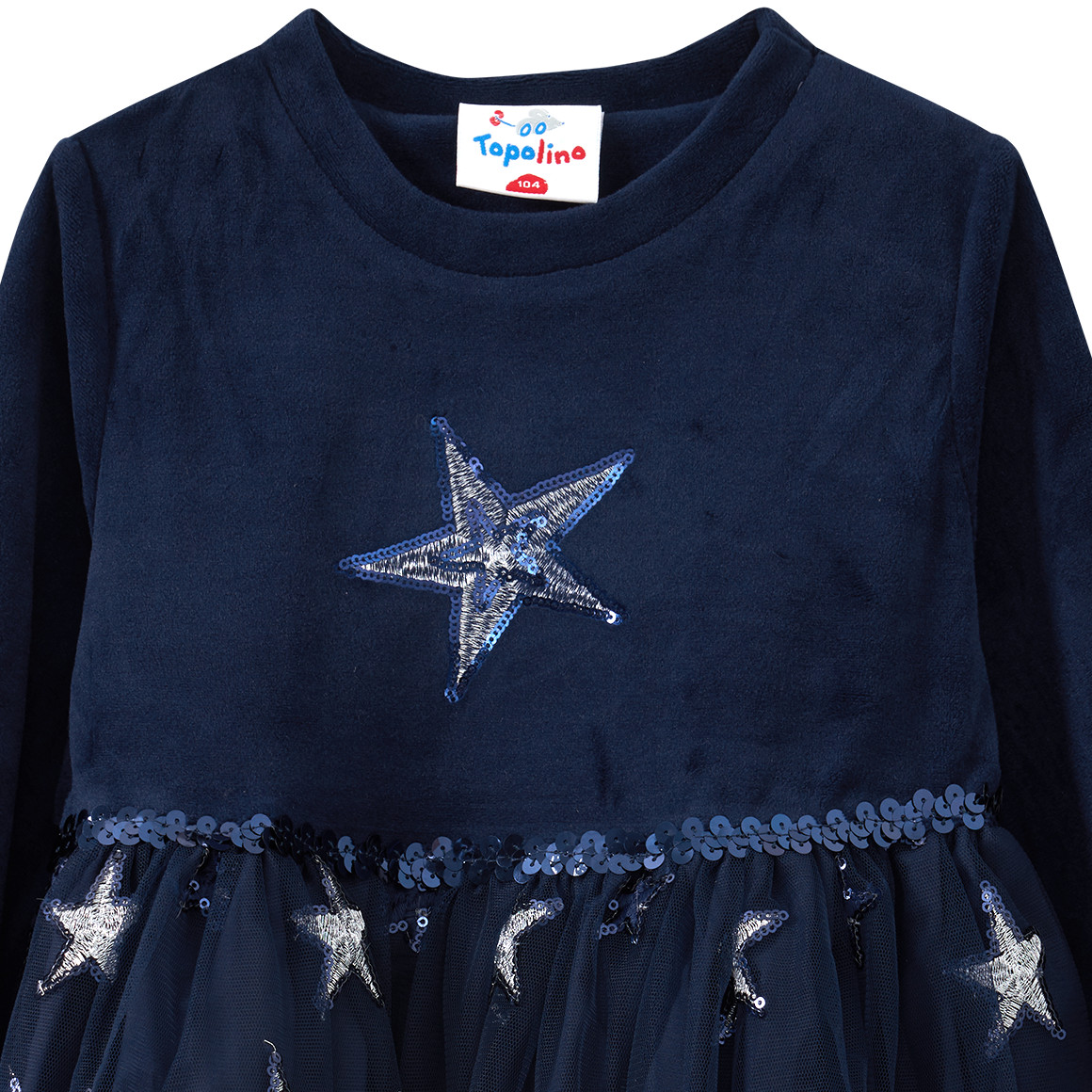 Festliches Mädchen Kleid mit Sternen