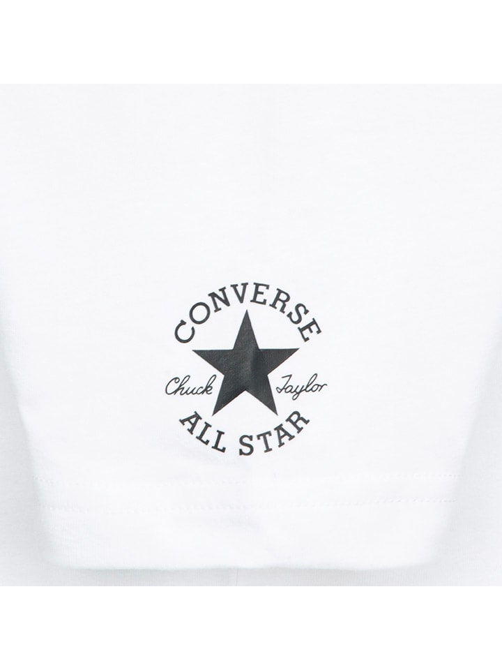 Converse Shirt in Weiß/ Blau günstig kaufen