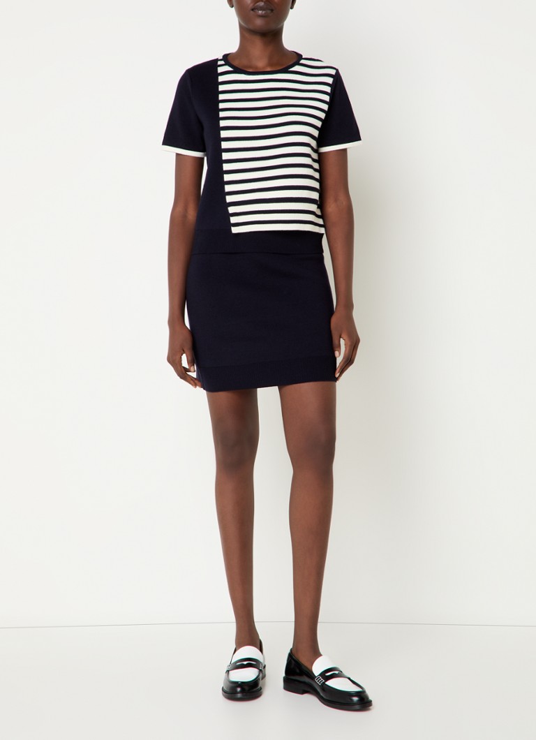 Top a maglia fine Claudie Pierlot in misto lana a righe