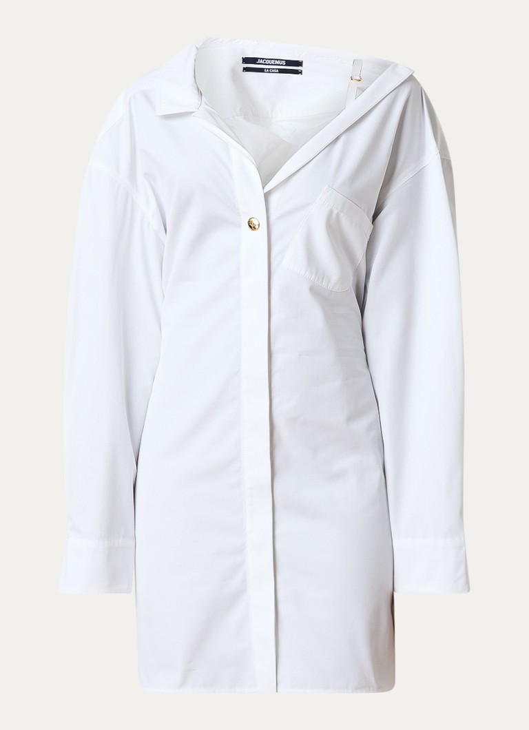 Jacquemus Mini bluza-haljina s asimetričnim ovratnikom