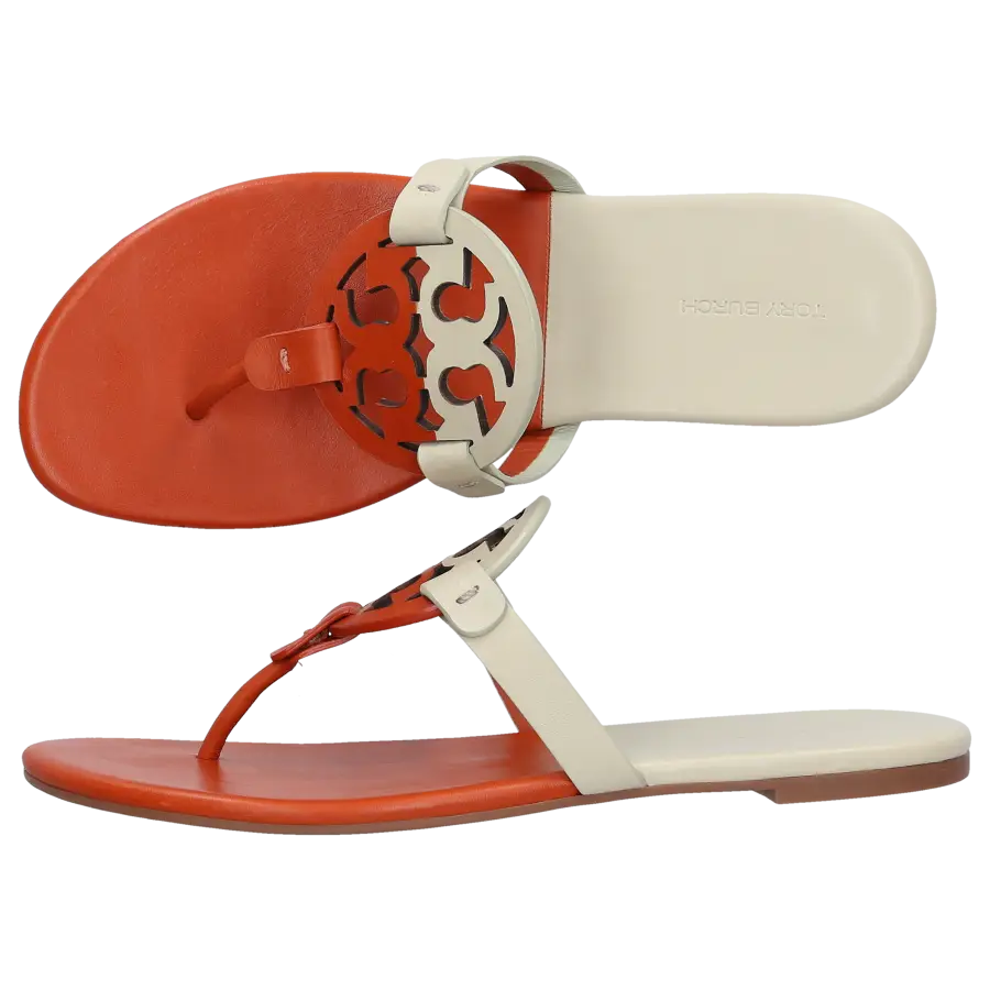 Tory Burch - Zehentrenner MILLER Ziegenleder - beige