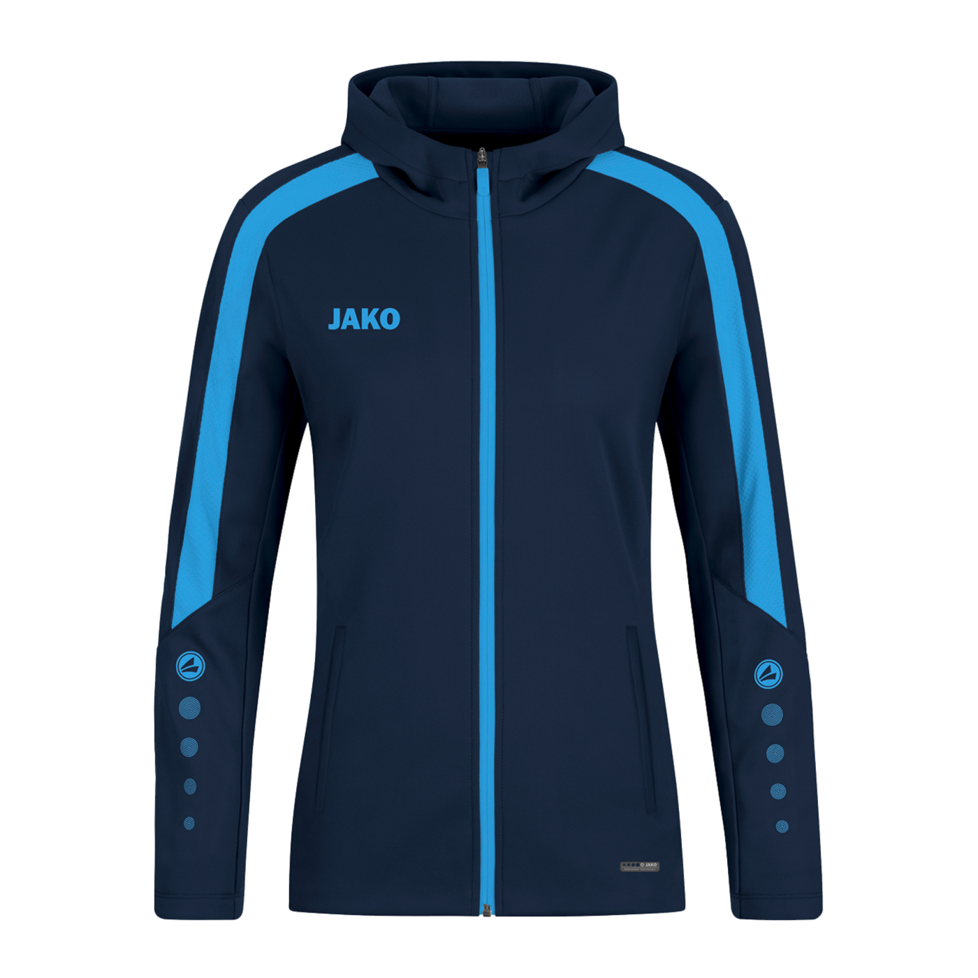JAKO Power Kapuzenjacke Damen Blau F910