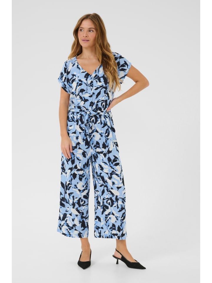 Kaffe Overall KAmira in Blue Flower Print günstig kaufen