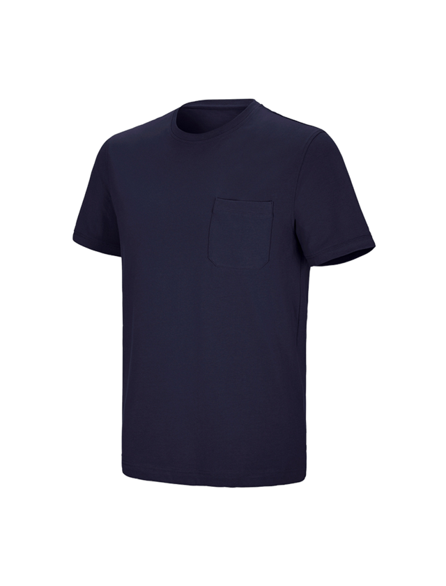 e.s. T-Shirt cotton stretch Pocket