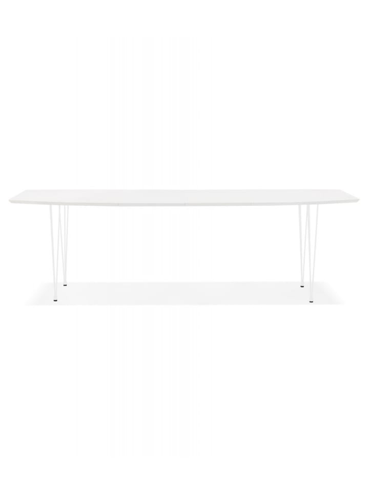 KADIMA DESIGN Ausziehbarer Esstisch Massivholz Weiß | Skandinavisches Design in Weiß günstig kaufen onesize