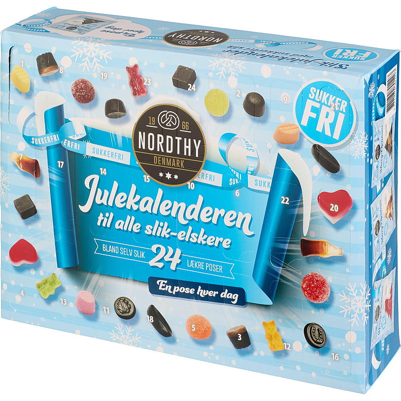 Julekalender sukkerfri 442 g, Nordthy