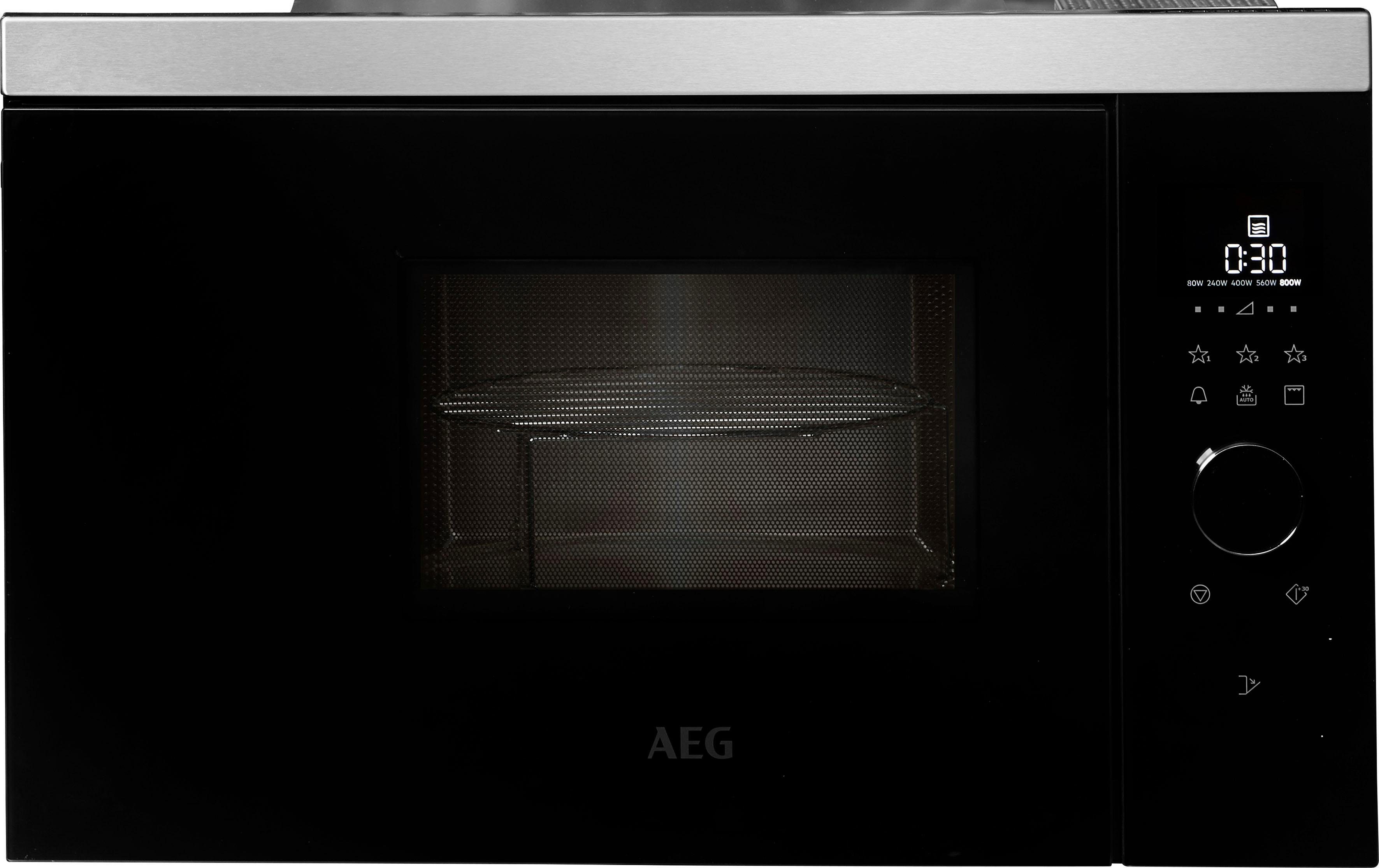 AEG Einbau-Mikrowelle MBB1756DEM, Grill, Mikrowelle, 17 l