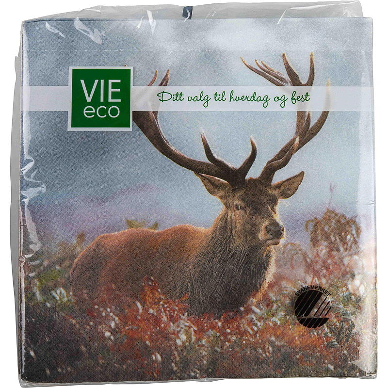 Vie Eco Servietter 20-pk 33x33 cm, Høst